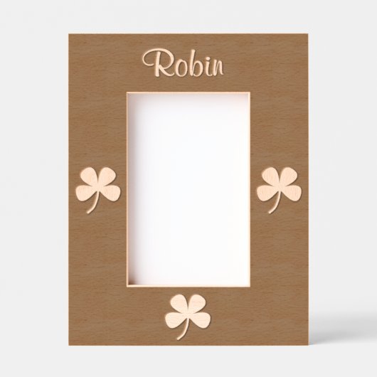 Cadres Gravés Shamrock Irish St. Patrick's Day 4Sean (Recto)