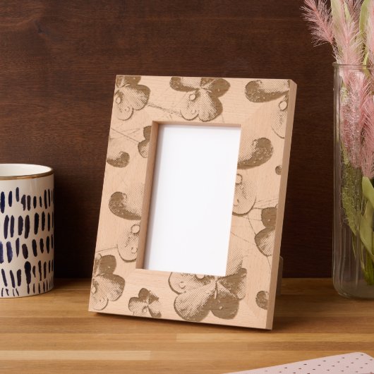 Cadres Gravés Shamrock vert St Patrick iPhone 5 Coque-Mate (Gauche)