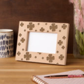 Cadres Gravés Shamrocks, quatre trappes à feuilles (Gauche)