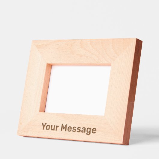 Cadres Gravés Simple Add Your Message Text Template (Gauche)