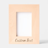 Cadres Gravés Simple Ajouter Votre Texte Cursive Script (Portrai (Recto)