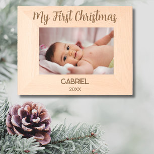 Cadres Gravés Simple Élégant Mon premier Noël
