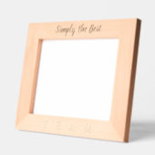 Cadres Gravés Simplement la meilleure équipe (Gauche)