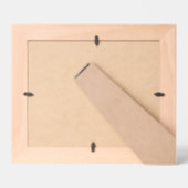 Cadres Gravés Sleek Geometric Checkerboard Motif Engraved Frame (Verso)