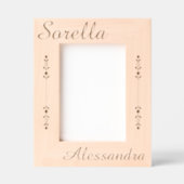 Cadres Gravés Sorella - Italian Sister - Personalized (Recto)