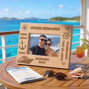 Cadres Gravés Souvenirs de Croisière Croisière Personnalisée
