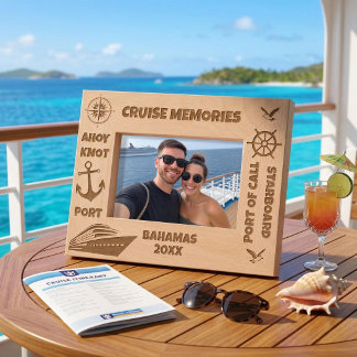 Cadres Gravés Souvenirs de Croisière Croisière Personnalisée