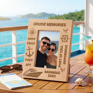 Cadres Gravés Souvenirs de Croisière Croisière Personnalisée