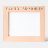 CADRES GRAVÉS SOUVENIRS FAMILIAUX (Recto)