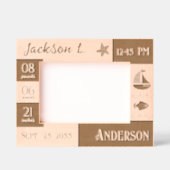 Cadres Gravés Statistiques sur les bébés Bateau à voile (Recto)