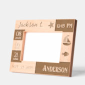 Cadres Gravés Statistiques sur les bébés Bateau à voile (Gauche)