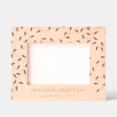 Cadres Gravés String Lights 1er Noël en famille (Recto)