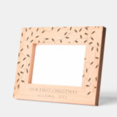 Cadres Gravés String Lights 1er Noël en famille (Gauche)