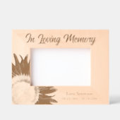 Cadres Gravés Sunflower Floral Memorial (Recto)