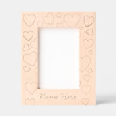 Cadres Gravés Sweet Hearts Personalized Engraved Frame (Recto)