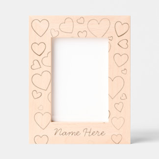Cadres Gravés Sweet Hearts Personalized Engraved Frame