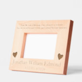 Cadres Gravés Sympathie commémorative manquée au-delà de la mesu (Gauche)