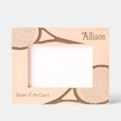 Cadres Gravés Tennis Ace personnalisable (Recto)