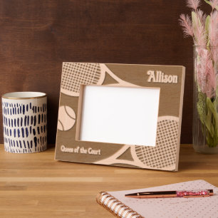 Cadres Gravés Tennis Ace personnalisable