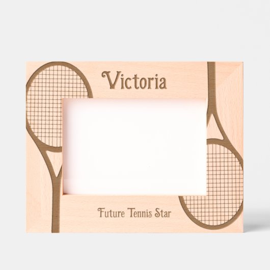 Cadres Gravés Tennis sur mesure (Recto)