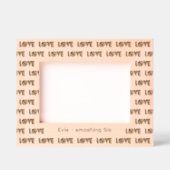 Cadres Gravés Tennis sur mesure Amour & As (Recto)