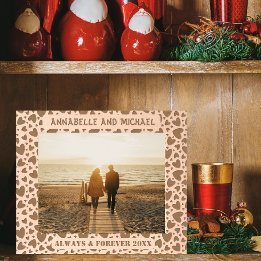 Cadres Gravés Toujours et toujours amour Coeurs Couple Photo 10x