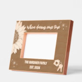 Cadres Gravés Tournesol où les rêves deviennent réalité Nouvelle (Gauche)