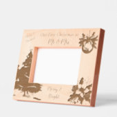 Cadres Gravés Trendy Our First Christmas as Mr & Mrs. (Gauche)