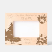 Cadres Gravés Trendy Our First Christmas as Mr & Mrs. (Recto)