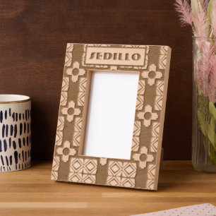 Cadres Gravés Turquoise Zia Tribal Brown Tan