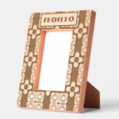 Cadres Gravés Turquoise Zia Tribal Brown Tan (Gauche)