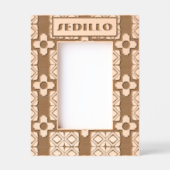 Cadres Gravés Turquoise Zia Tribal Brown Tan (Recto)