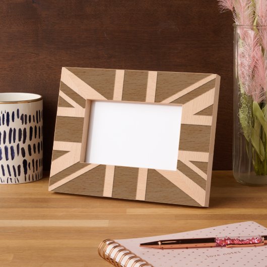 Cadres Gravés Union Jack (Gauche)