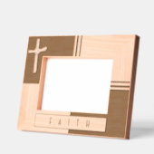 Cadres Gravés Unique Personnalisé Christian Palm Cross Art (Gauche)