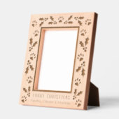 Cadres Gravés Vacances Holly et Dog Paws (Gauche)