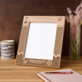 Cadres Gravés Vacances nautiques (Gauche)