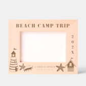 Cadres Gravés Vacances Plage (Recto)