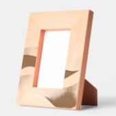 Cadres Gravés Vagues calmes du désert avec Fennec Essence | Se m (Gauche)