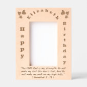 Cadres Gravés Verset biblique et textes simples verticaux pour l (Recto)