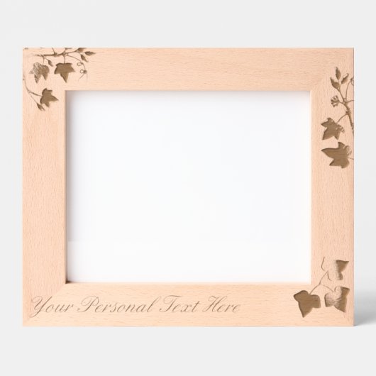 Cadres Gravés Vins et feuilles (Recto)