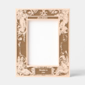 Cadres Gravés Vintage Art Nouveau Fées Musicales Frontière (Recto)