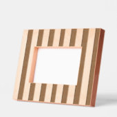 Cadres Gravés Vintages bandes verticales Mocha Mousse Blanc (Gauche)