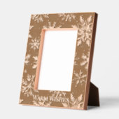 Cadres Gravés Warm Wishes Snowflakes Christmas (Gauche)