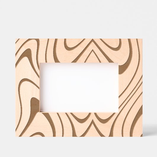 Cadres Gravés Wavy Cool Modern Funky 4Davey (Recto)