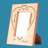 Cadres Gravés Will You Be My Bridesmaid Photo Frame