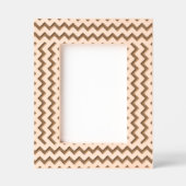 Cadres Gravés Zig Zag motif géométrique laser (Recto)