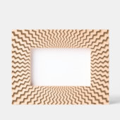 Cadres Gravés Zig Zag Starburst Design (Recto)