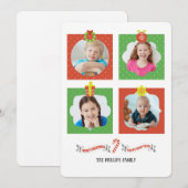 Cadres photo Christmas Spirit Carte de vacances (Devant / Derrière)