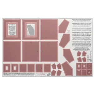 Cadres photo en tissu couleur marsala 3 tailles
