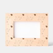 Cadres photo gravés au laser en peluche pour bébé (Recto)